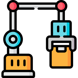 Robot arm icon