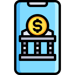 Mobile banking icon