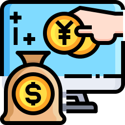 Money exchange icon