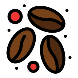 Coffee beans icon