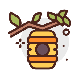 Bee hive icon