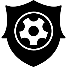 Football badge icon