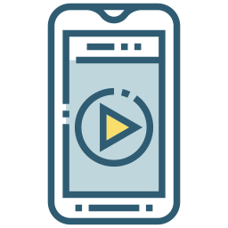 mobiles video icon