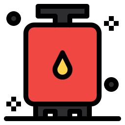 Gas cylinder icon