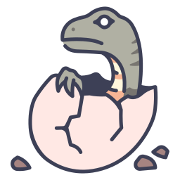 Dinosaur egg icon