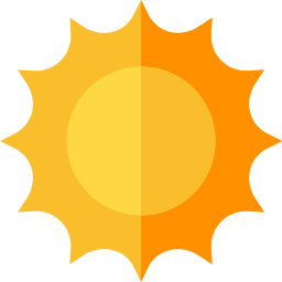 soleil Icône