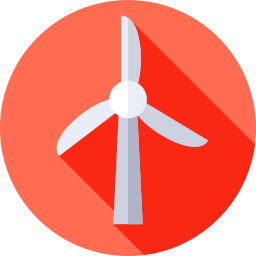 Wind turbine icon