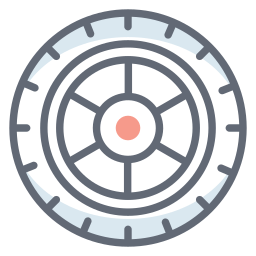 Car wheel icon