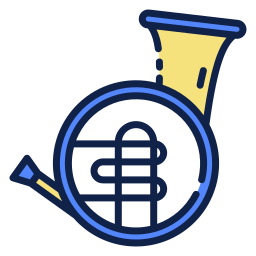 French horn icon