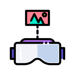 lunettes vr Icône