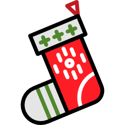 Christmas sock icon