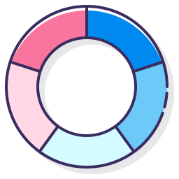 ruota dei colori icona