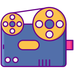 Movie projector icon