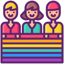 Pride parade icon