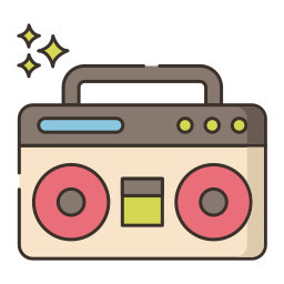 Boom box icon