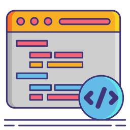 Coding language icon