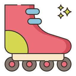 Roller skate icon