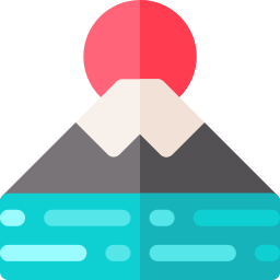 Mount fuji icon