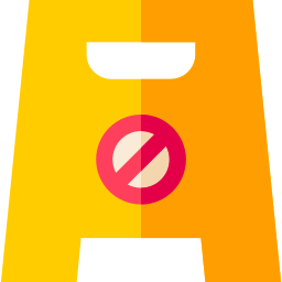 Caution sign icon