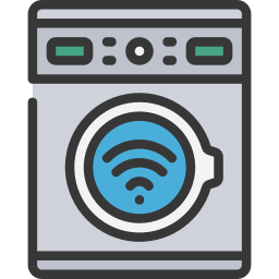 Smart washing machine icon