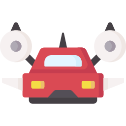 Flying car icon