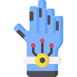 Wired gloves icon