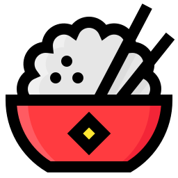 Rice bowl icon