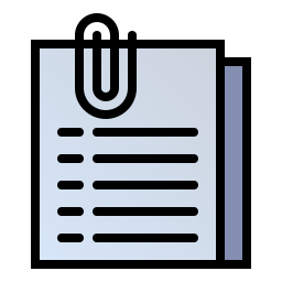 Attached file icon