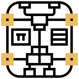 circuit imprimé Icône