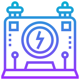 Power transformer icon