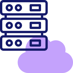 stockage en ligne Icône