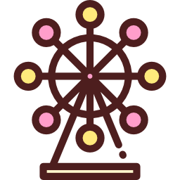 Ferris wheel icon