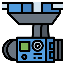 telecamera d'azione icona