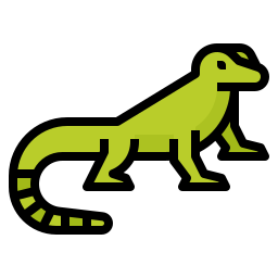 lézard Icône