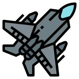 Fighter jet icon