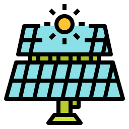 Solar energy icon