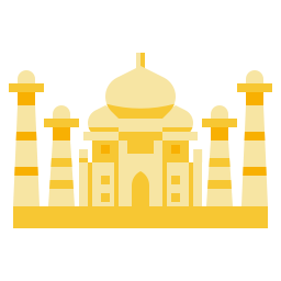 taj mahal icon