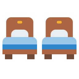 Twin beds icon