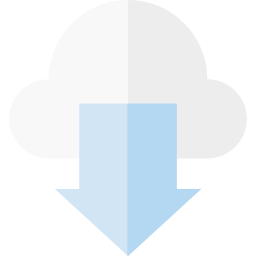 Cloud download icon