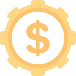 symbole du dollar Icône