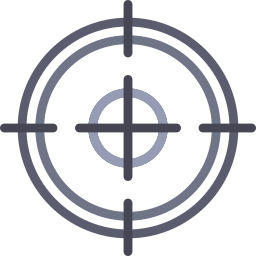 Circular target icon