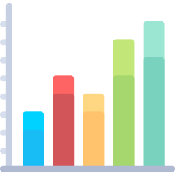 graphique à barres Icône