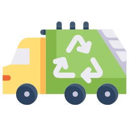 Garbage truck icon