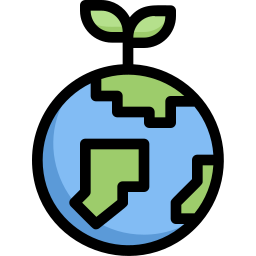 Green earth icon