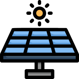 Solar panel icon