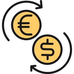 Currency exchange icon