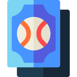 Baseball card icon