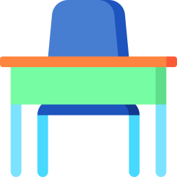 Desk chair icon