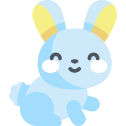 Easter bunny icon