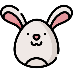 Easter bunny icon